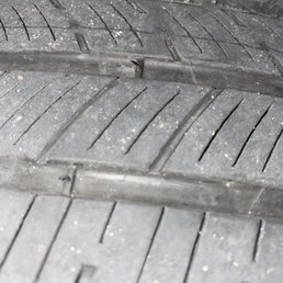 Not even worn down to wear indicators Not even worn down to wear indicators