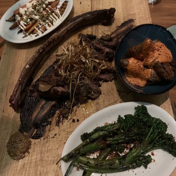 Vidrio - Wood grilled Tomahawk 32oz - Mediterranean Near Me - Raleigh, North Carolina