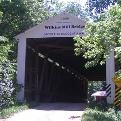Wilkins Mill Covered Bridge - Wilkins Mill Covered Bridge 1906 near Turkey Run SP (Indiana)