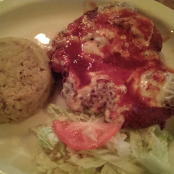 El Platanal - Chicken milanesa with mofongo. - Caribbean Near Me - Carolina, Puerto Rico
