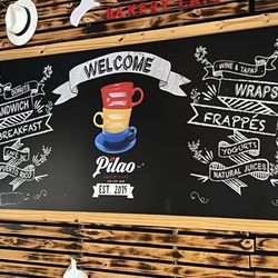 Pilao Bakery Cafe - Chalk board