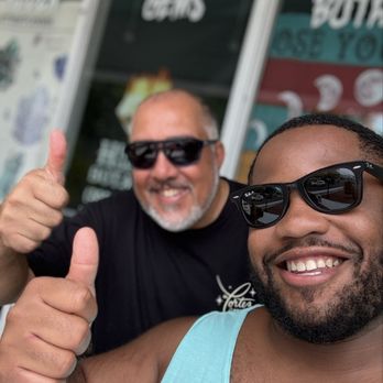 Little White House Subs - Me and  Micah the owner he is so awesome - Sandwiches Near Me - Key West, Florida