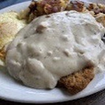 RJ's Cafe - Chicken fried steak and eggs with country potatoes - Breakfast & Brunch Near Me - Dana Point, California RJ's Cafe - Chicken fried steak and eggs with country potatoes - Breakfast & Brunch Near Me - Dana Point, California