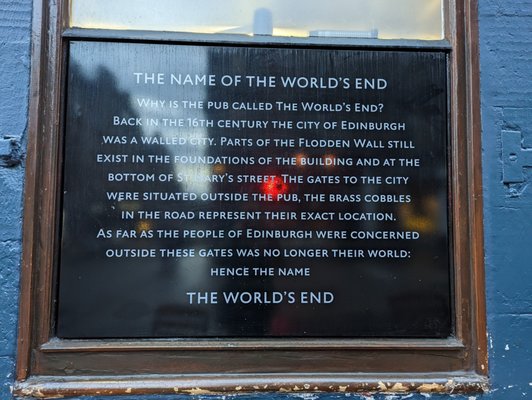 Menu photo 3 The World's End Edinburgh, EDH