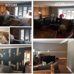 J&B Paint & Wallpaper - Before & After: Living Room