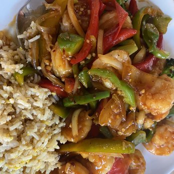 China Dragon - Spicy Garlic Shrimp was delicious!!! Shrimps were big and tasty! - Chinese Near Me - Corona, California