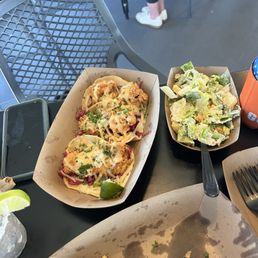 Shrimp tacos with side Ceasar Shrimp tacos with side Ceasar