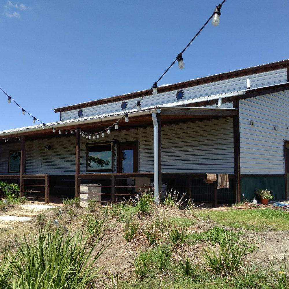 Dancing Bee Winery - Patio and backyard - Wineries Near Me - Rogers, Texas