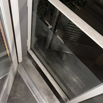 Americas Best Window Cleaning - Leftover gunk from floors above landed in my balcony. - Window Washing Near Me