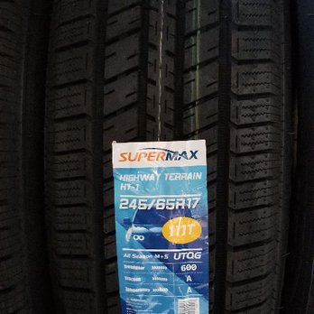 OSC Tires - 245/65R17 SUPERMAX 
$87 EACH TAXES BALANCE AND INSTALLATION INCLUDED IN PRICE - Tires Near Me - Long Beach, California