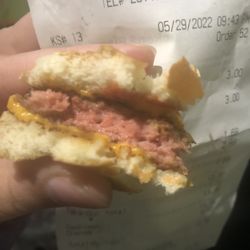 McDonald's - Raw meat