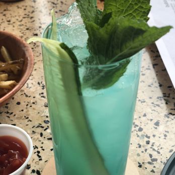 Hello, Sailor - Blue drink - Seafood Near Me - Cornelius, North Carolina