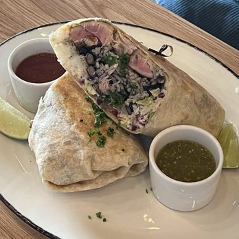 Pacific Coast Fish - Fish burrito- Ahi Tuna and it was delicious - Seafood Near Me - Seal Beach, California Pacific Coast Fish - Fish burrito- Ahi Tuna and it was delicious - Seafood Near Me - Seal Beach, California