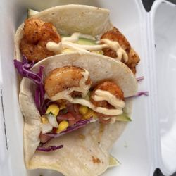 Fed Eatery Food Truck - Grilled Shrimp Tacos