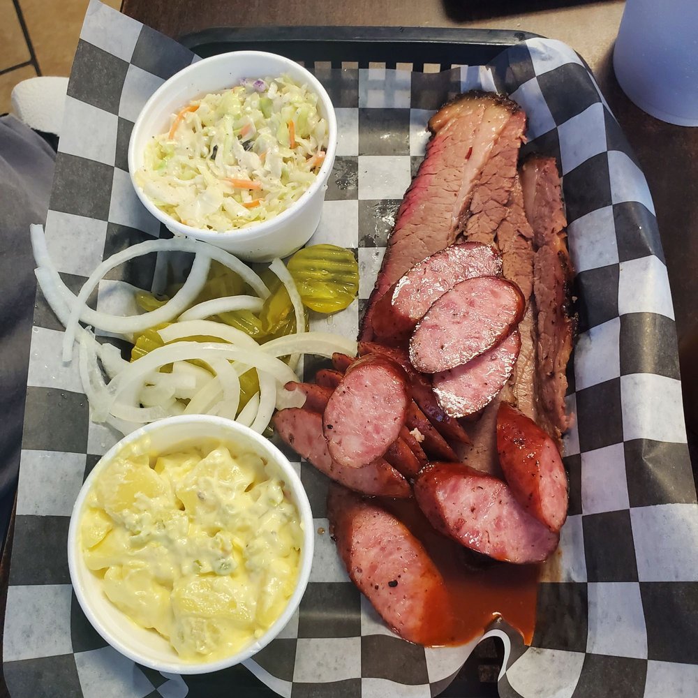 The Bar-B-Que Shack - Brisket and sausage! So good! - Barbeque Near Me - Fulton, Texas The Bar-B-Que Shack - Brisket and sausage! So good! - Barbeque Near Me - Fulton, Texas