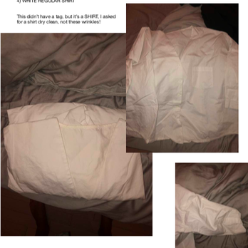 Cleanly - This is how they "folded" my shirt (which wasn't supposed to folded at the beginning) - Laundry Services Near Me