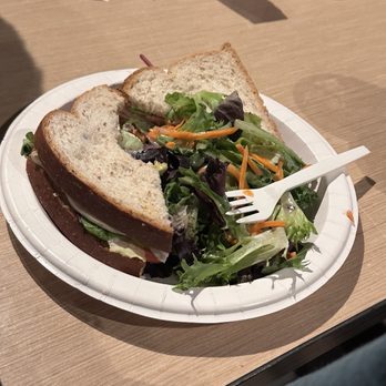 Discovery Cube Orange County - Turkey sandwich and salad - Children's Museums Near Me - Santa Ana, California