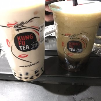 Kung Fu Tea - Milk tea with boba and kiwi apple kale slush with boba - Bubble Tea Near Me - Providence, Rhode Island Kung Fu Tea - Milk tea with boba and kiwi apple kale slush with boba - Bubble Tea Near Me - Providence, Rhode Island