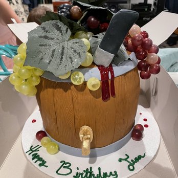 Bake My Day - A cake for a murder mystery party set in a winery. - Custom Cakes Near Me - Long Beach, California Bake My Day - A cake for a murder mystery party set in a winery. - Custom Cakes Near Me - Long Beach, California