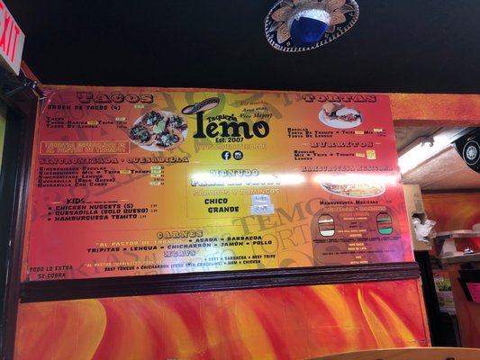 Menu photo 1 Taqueria Temo Fort Worth, TX Menu photo 1 Taqueria Temo Fort Worth, TX