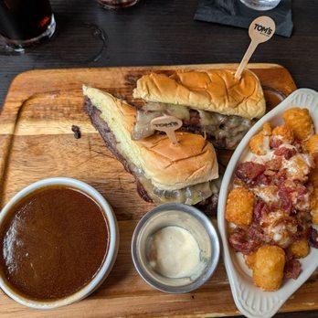 Tom’s Watch Bar - Beef dip sandwich - Cocktail Bars Near Me - San Diego, California Tom’s Watch Bar - Beef dip sandwich - Cocktail Bars Near Me - San Diego, California