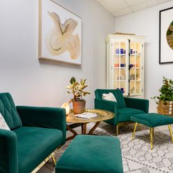 Venue - An Aveda Salon - Our spa lounge.