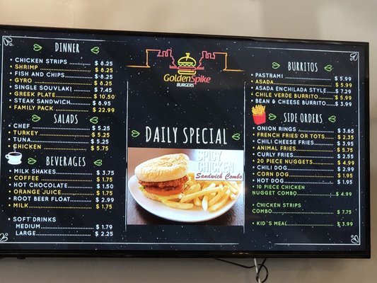 Menu photo 2 Golden Spike Burgers Corinne, UT Menu photo 2 Golden Spike Burgers Corinne, UT