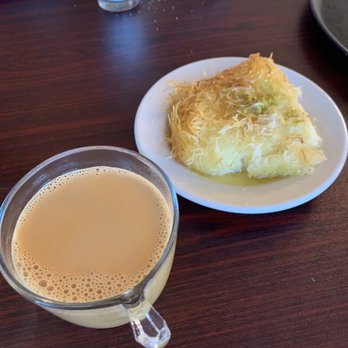 Al-basha - Kunafe and milk tea - Hookah Bars Near Me - Charlotte, North Carolina