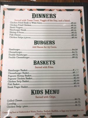 Menu photo 4 Lil Mama's Kitchen Clayton, OK