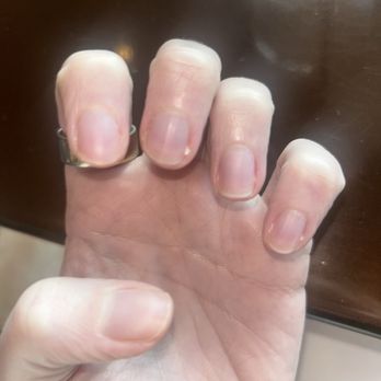 Tiffany’s Nails Spa - Cuticles in disarray immediately after. - Nail Salons Near Me - Indialantic, Florida