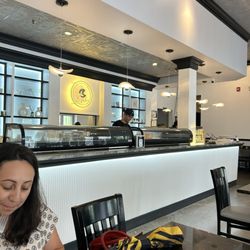 Esuki - The dining space. Very clean and simple.