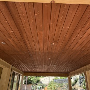 Valle Painting - New stain color for patio deck - Painters Near Me Valle Painting - New stain color for patio deck - Painters Near Me