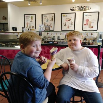 Maggie Moo's Lebanon - two boys eating ice cream - Ice Cream & Frozen Yogurt Near Me - Lebanon, Tennessee Maggie Moo's Lebanon - two boys eating ice cream - Ice Cream & Frozen Yogurt Near Me - Lebanon, Tennessee