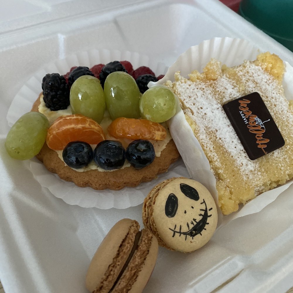 O Happy Bread - From top left, fruit tart, lemon bar, macaron. - Bakeries Near Me - Pahrump, Nevada O Happy Bread - From top left, fruit tart, lemon bar, macaron. - Bakeries Near Me - Pahrump, Nevada