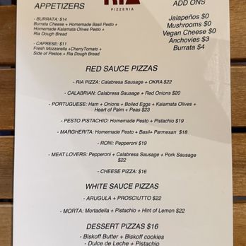 Ria Pizzeria - Ria Pizzeria Menu - Pizza Near Me - Rogers, Arkansas Ria Pizzeria - Ria Pizzeria Menu - Pizza Near Me - Rogers, Arkansas