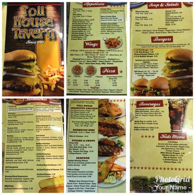 Menu photo 2 Toll House Tavern Union, OH Menu photo 2 Toll House Tavern Union, OH