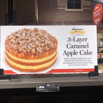 Wegmans - 3 layer Carmel apple cake -picture - Grocery Near Me - Easton, Pennsylvania