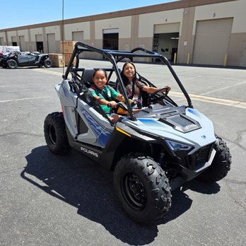 Langston Motorsports - My nieces happy with their new toy! - Motorcycle Dealers Near Me - Perris, California Langston Motorsports - My nieces happy with their new toy! - Motorcycle Dealers Near Me - Perris, California