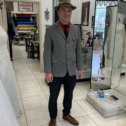 Moda Tailor - 75 year old suit from my son's great-grandfather, custom tailored to fit my son