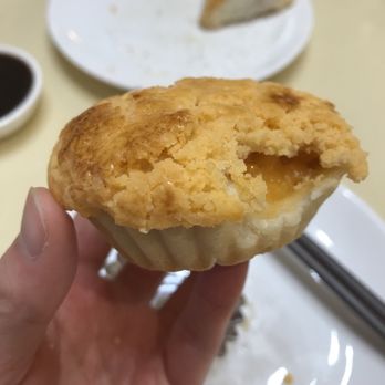 MingHin Cuisine - Baked Creamy Egg Yolk Bun. Satisfying filling, but very hot so need to be careful - Dim Sum Near Me - Rolling Meadows, Illinois