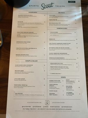 Menu photo 1 Scout Sports Tavern Watersound, FL