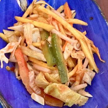 Wok In The Clouds - Mango Salad - Asian Fusion Near Me - New York, New York Wok In The Clouds - Mango Salad - Asian Fusion Near Me - New York, New York