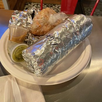 Balcon Express - Everything burrito. Forgot what it's called - Tacos Near Me - Tacoma, Washington