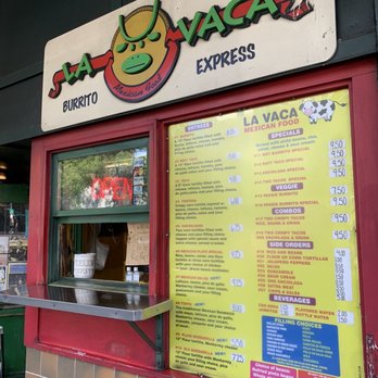 La Vaca - a sign for the restaurant - Mexican Near Me - Seattle, Washington
