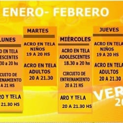 Escuela del Reves - Horarios Verano
