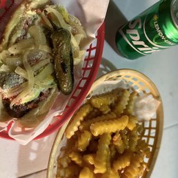 Hot dog & fries with cheese Hot dog & fries with cheese