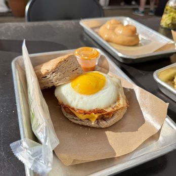 Mercado Sin Nombre - Biscuit sandwich ($11) - Mexican Near Me - Austin, Texas