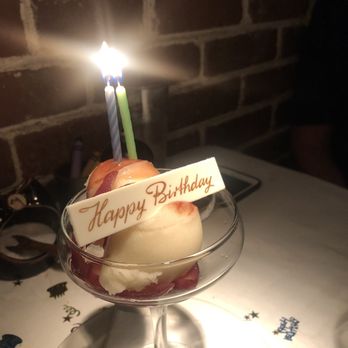 Montrio - Special bday pear sorbet - New American Near Me - Monterey, California Montrio - Special bday pear sorbet - New American Near Me - Monterey, California