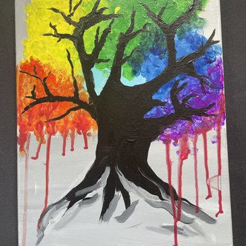 Muse Paintbar - My Art from the HEART lol - Art Classes Near Me - Virginia Beach, Virginia