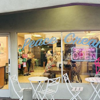 Peace Cream - Outside Seating and Store Front - Ice Cream & Frozen Yogurt Near Me - Phoenix, Arizona Peace Cream - Outside Seating and Store Front - Ice Cream & Frozen Yogurt Near Me - Phoenix, Arizona